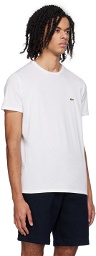 Lacoste White Crewneck T-Shirt