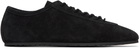 Dries Van Noten Black Suede Sneakers