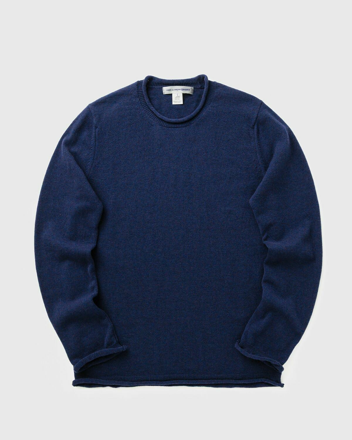 Comme des Garçons Shirt SHIRT KNITTED Blue Mens Pullover