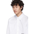 Jil Sander White Printed Flyer Shirt