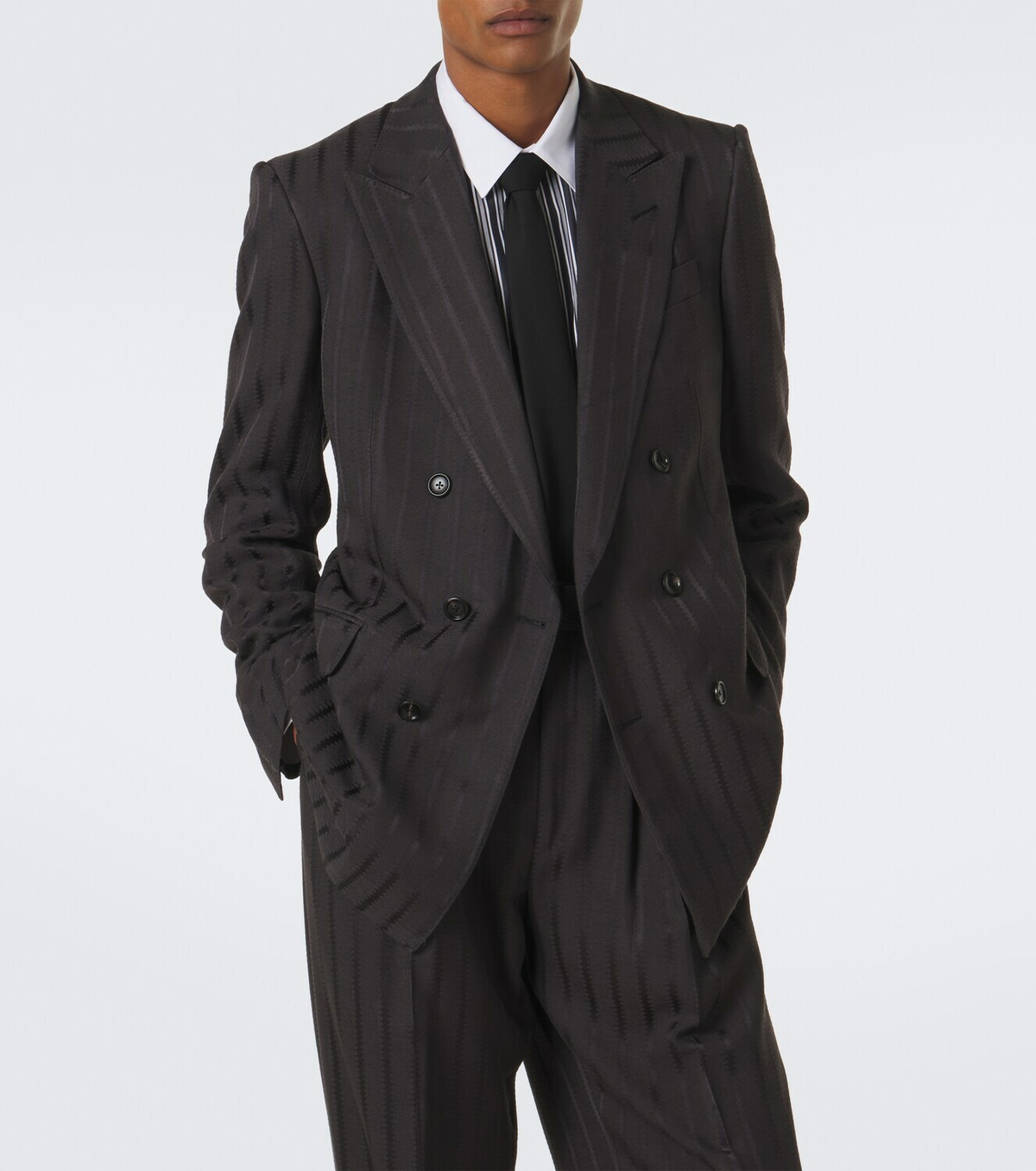 Tom Ford Striped jacquard blazer