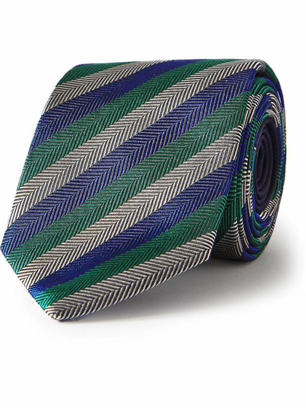 Photo: Missoni - 7.5cm Striped Silk-Jacquard Tie