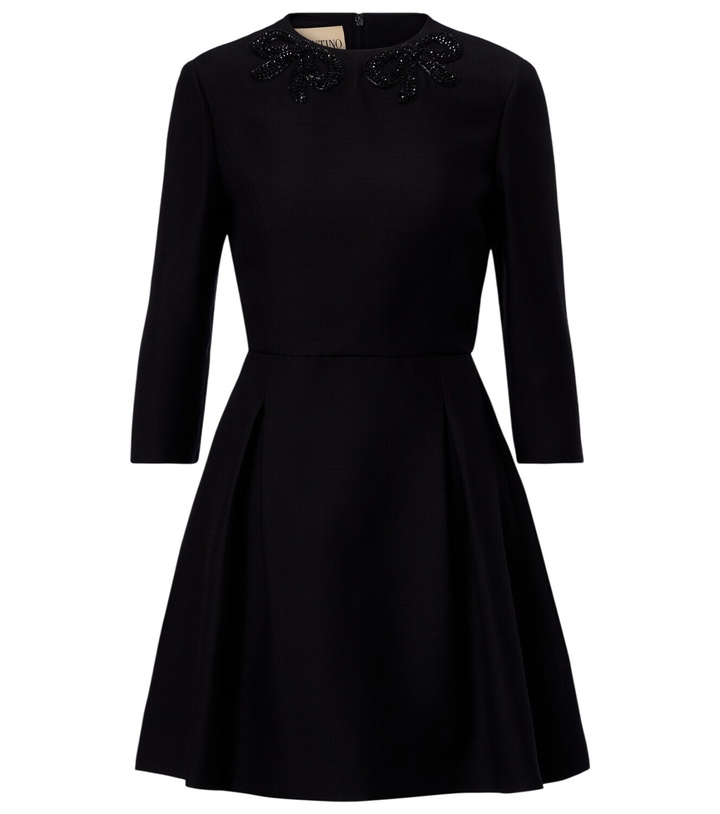 Photo: Valentino Crepe Couture embellished minidress