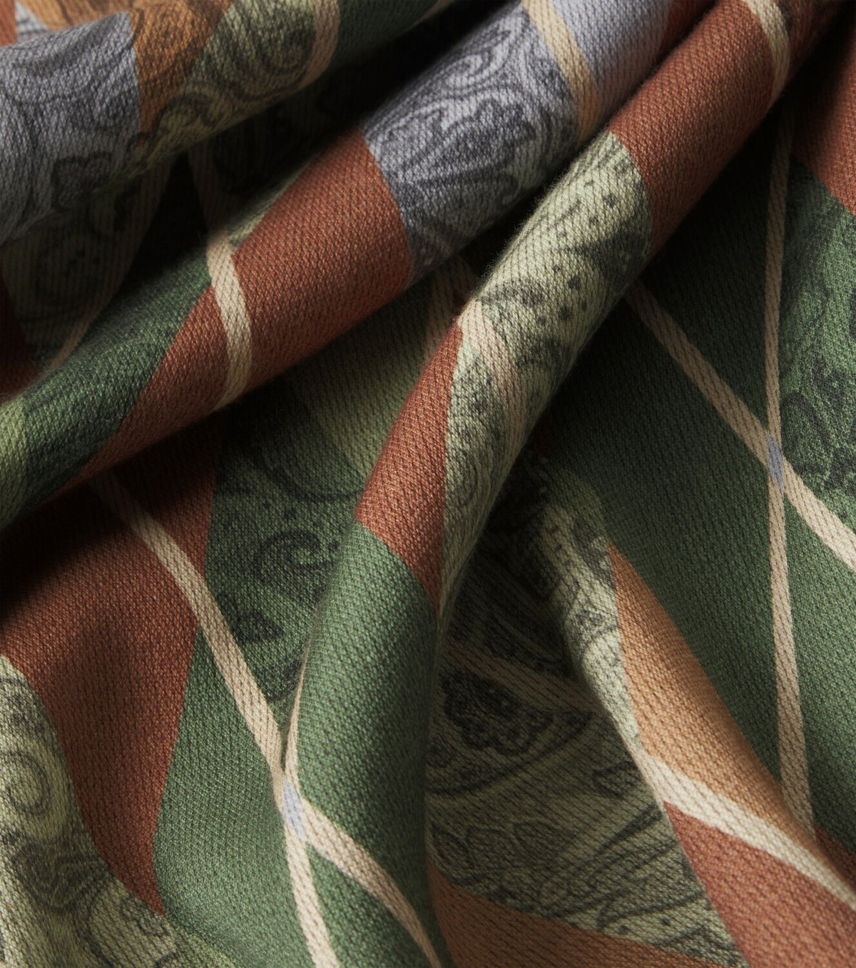 Etro Harlequin wool throw
