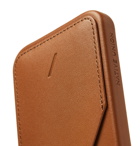 NATIVE UNION - Clic Card Leather iPhone 12 Case - Brown