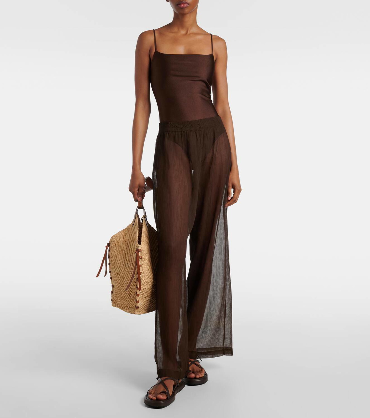 Jade Swim Mika high-rise straight pants