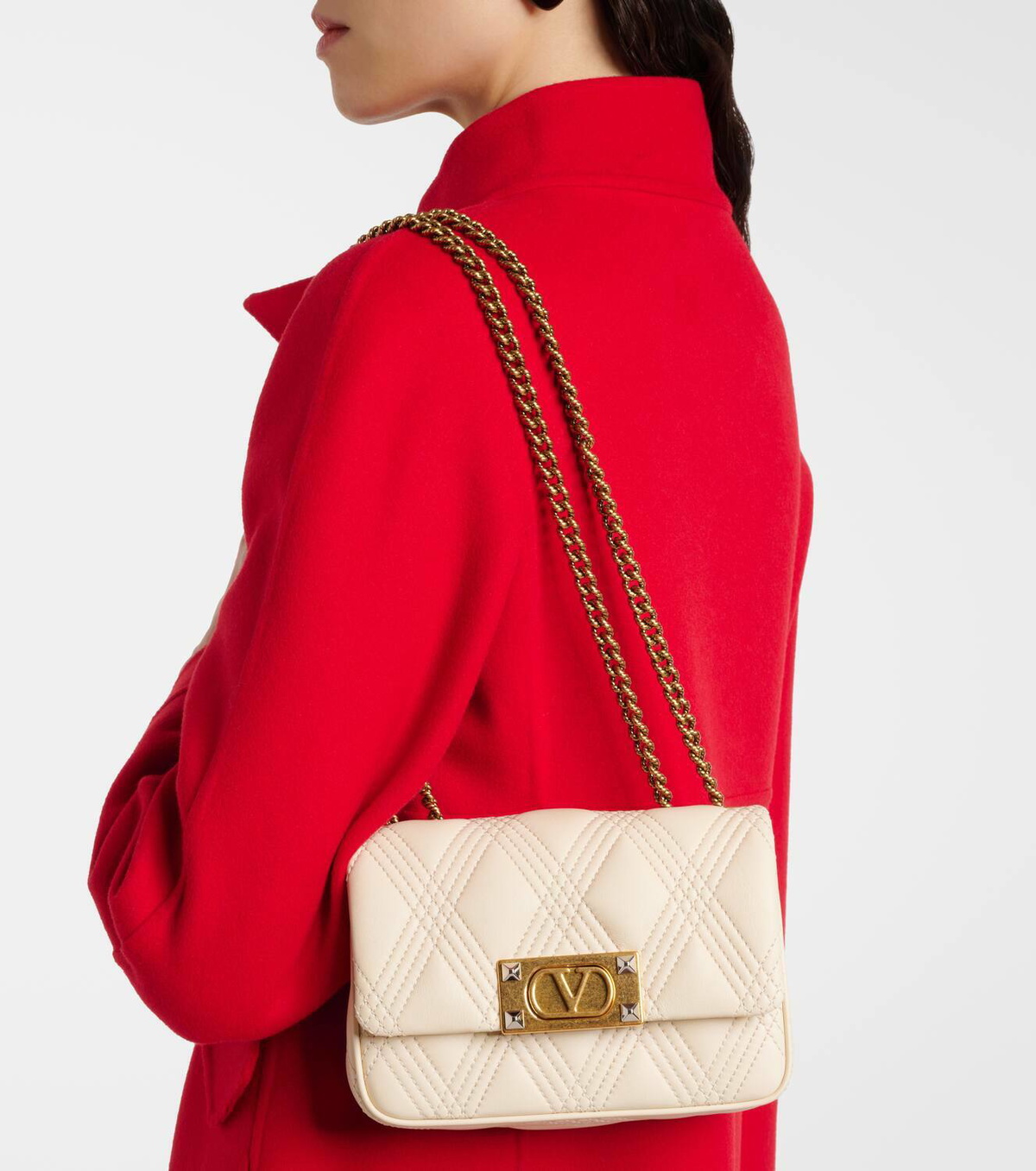 Valentino Garavani Quiltie 67 Small leather shoulder bag Valentino