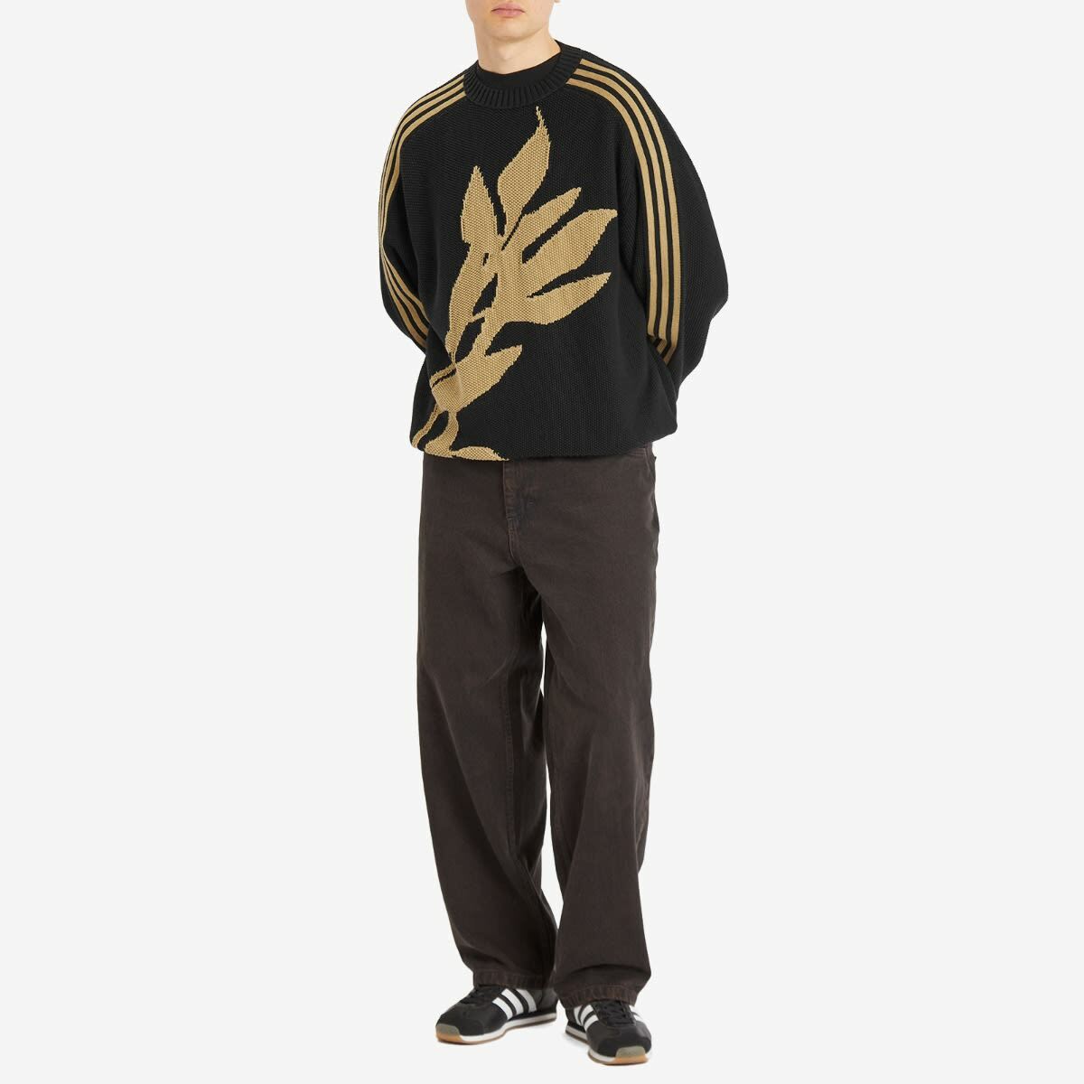 Adidas x SFTM Knit Crew in Black