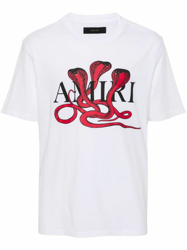 Photo: AMIRI White Poison Cotton T-Shirt