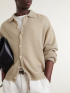 Our Legacy - Evening Polo Alpaca and Wool-Blend Cardigan - Neutrals