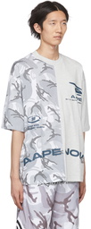 AAPE by A Bathing Ape White Cotton T-Shirt