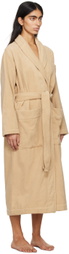 Tekla Beige Classic Bathrobe
