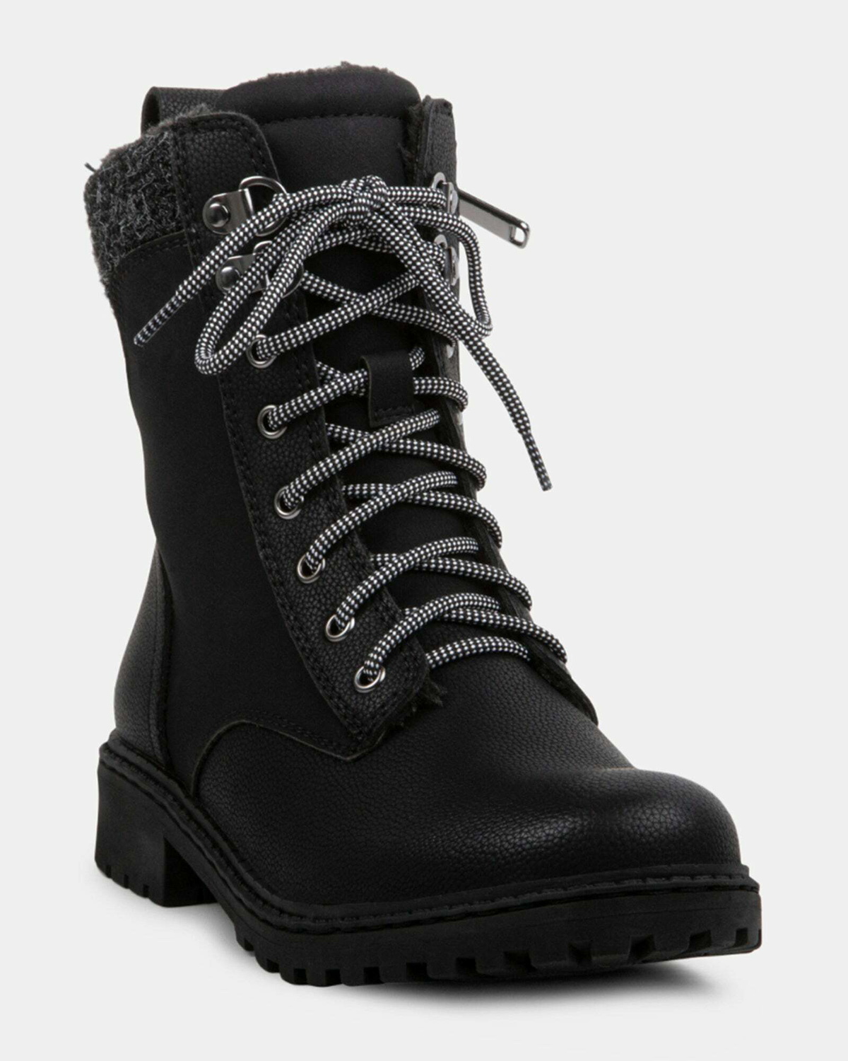 Steve Madden Princess Boots in Black Nubuck