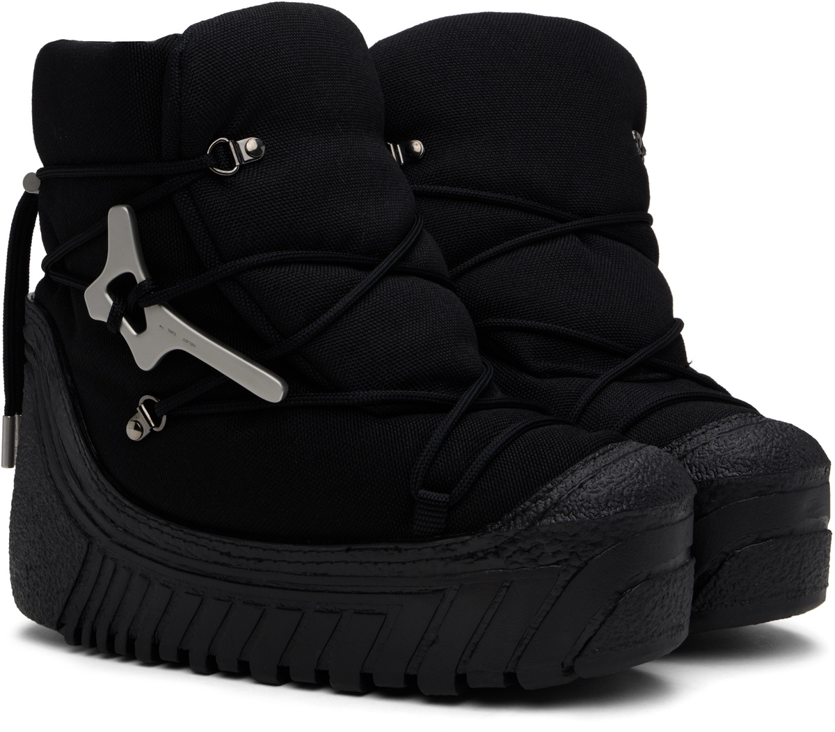 HELIOT EMIL Black Flux Snow Boots Heliot Emil
