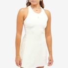 Sporty & Rich Women's SRC Tennis Dress in Milk/Washed Kelly