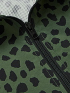 Wacko Maria - Gramicci Logo-Embroidered Leopard-Print Shell Track Jacket - Green