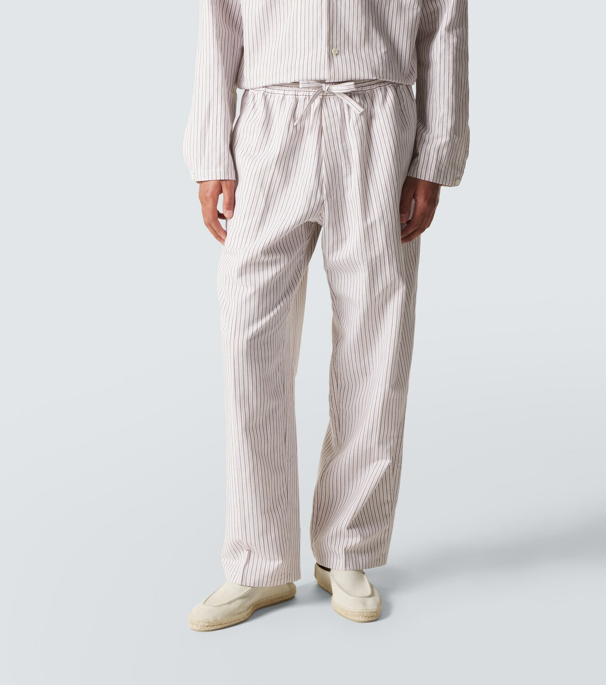 Umit Benan Julian cotton and silk straight pants