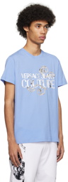 Versace Jeans Couture Blue Watercolor Couture T-Shirt
