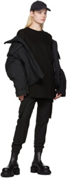 Juun.J Black Insulated Coat
