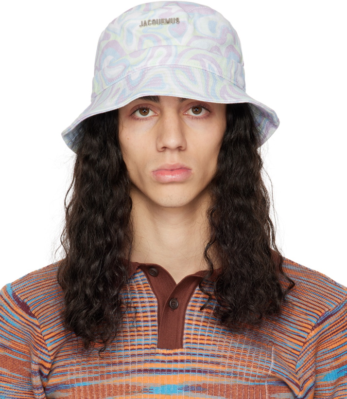 Photo: Jacquemus Purple Le Papier 'Le Bob Gadjo' Bucket Hat