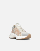 Pinko Ariel Slip On Sneakers With Laminated Detail Milk/Nude