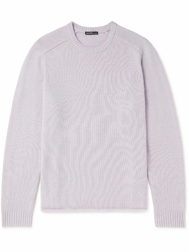 Photo: James Perse - Recycled Cashmere Sweater - Purple