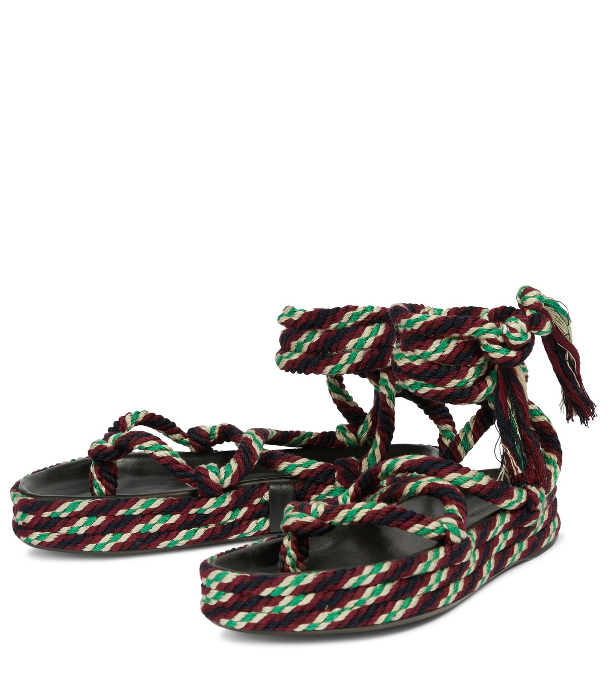 Isabel Marant - Erol braided thong platform sandals