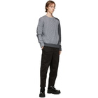 Neil Barrett Black Gabardine Tapered Trousers