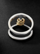 Spinelli Kilcollin - HOORSENBUHS Phantom SK Sterling Silver and 18-Karat Gold Ring - Silver