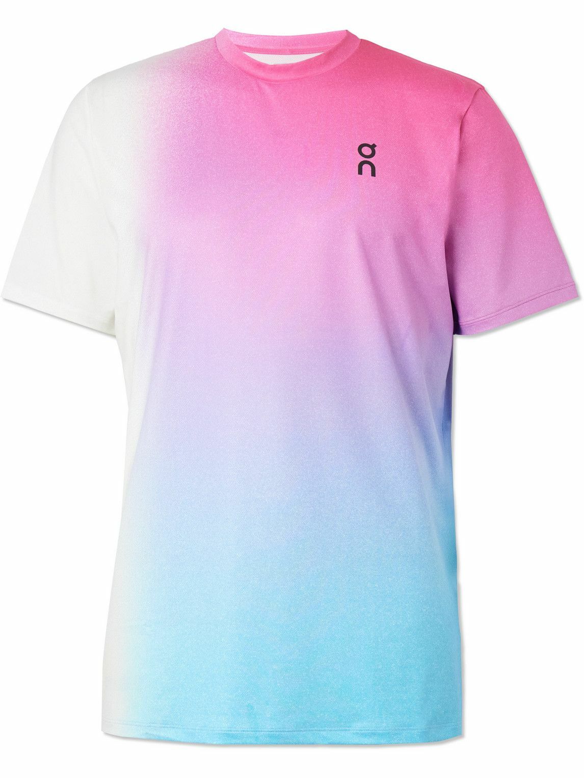 ON - Court-T Logo-Print Stretch Recycled-Jersey Tennis T-Shirt