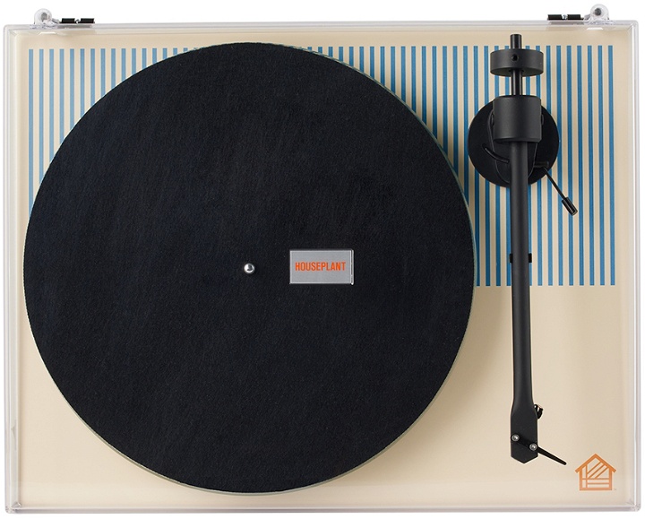 Photo: Houseplant Beige & Blue Pro-Ject Edition HP1 Phono BT Record Player