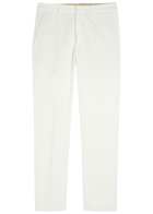 Tods Straight-leg Cotton Trousers White