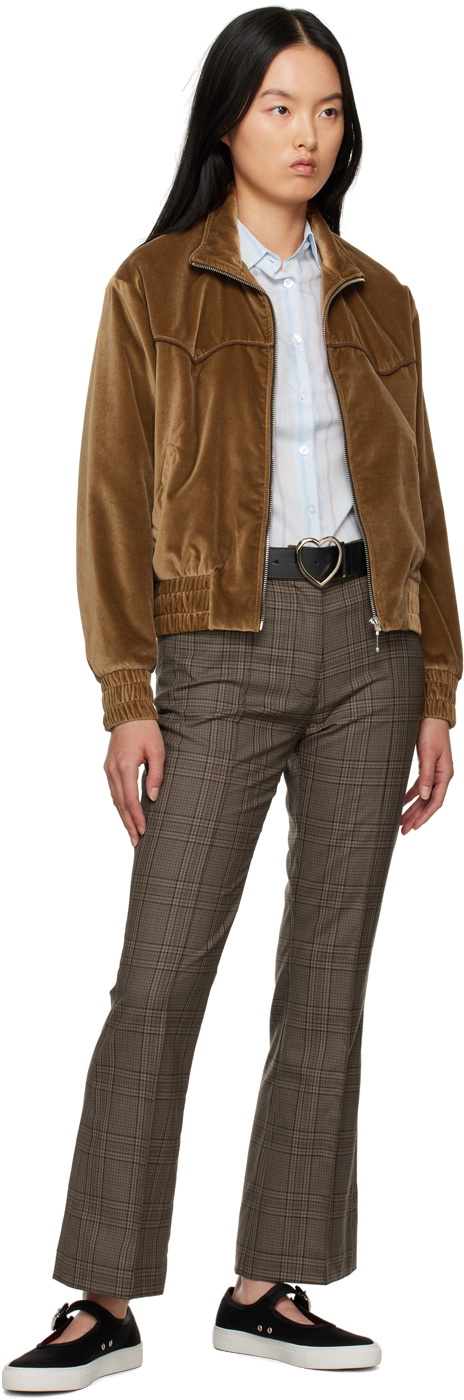 Ernest W. Baker Brown Flared Trousers