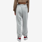 Air Jordan x Teyana Taylor Fleece Pant in Dk Grey Heather/Team Red/Sail/Gym Red