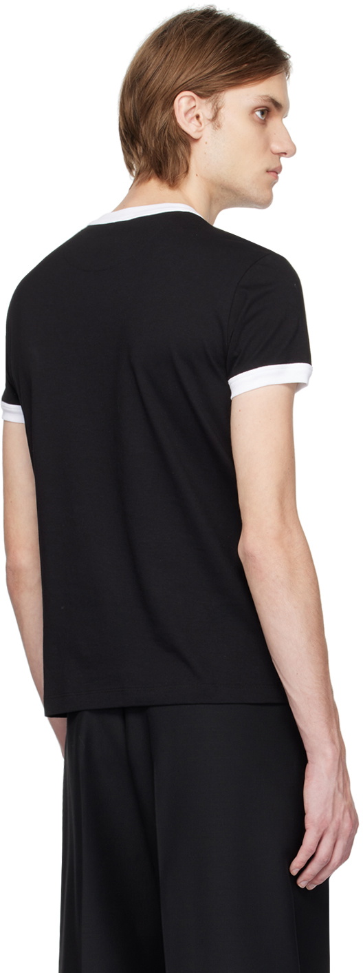 Valentino Black V-3D T-Shirt