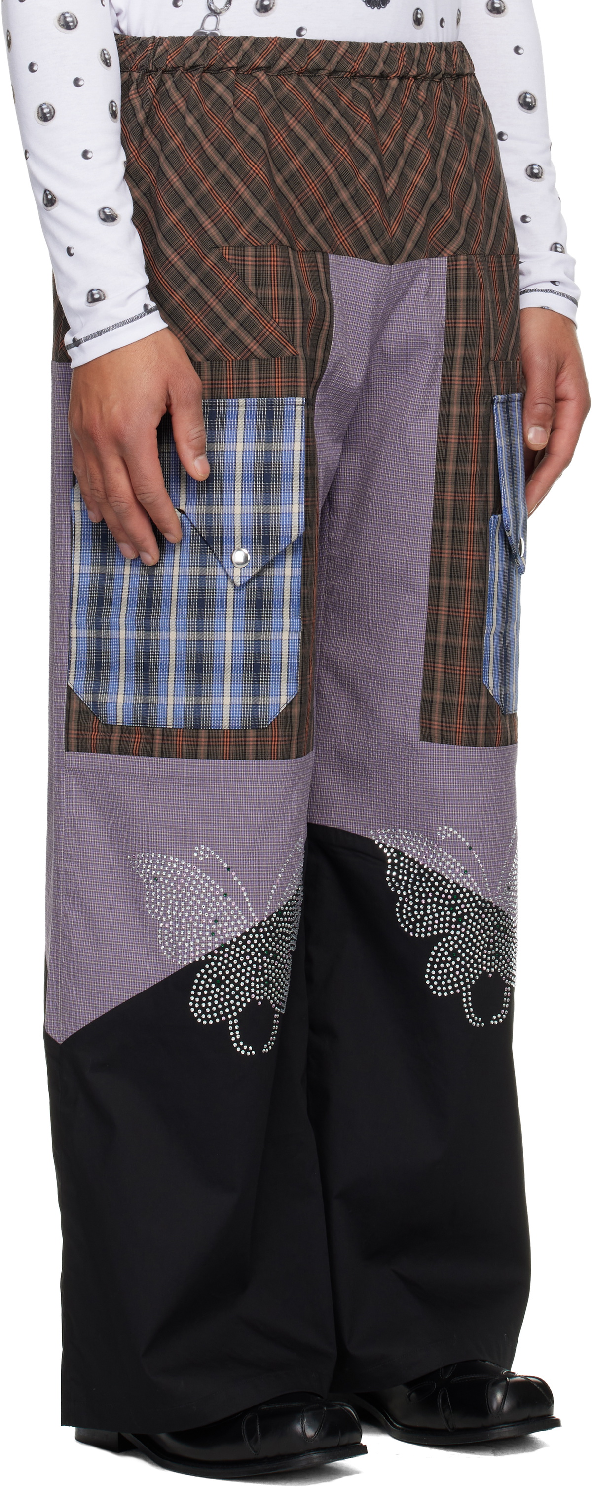 Chopova Lowena Multicolor Tartan Vega Trousers