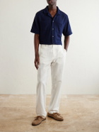 Polo Ralph Lauren - Straight-Leg Cotton and Linen Blend Woven Trousers - White