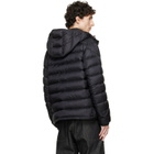 Moncler Black Verith Hooded Short Down Jacket