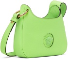 Versace Green Small 'La Medusa' Shoulder Bag
