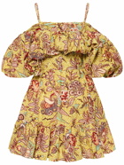 ULLA JOHNSON - Lila Printed Cotton Mini Dress