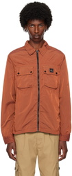 PS by Paul Smith Brown Zip-Up Jacket