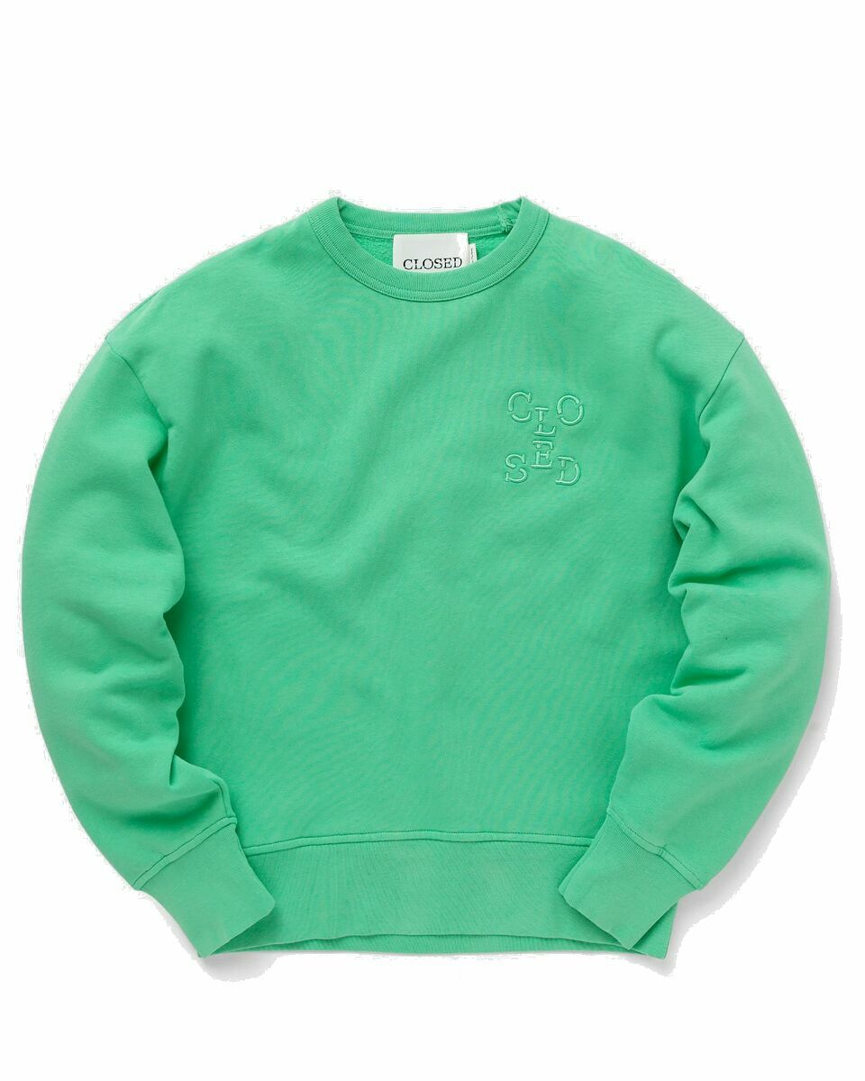 Photo: Closed Basic Crewneck Green - Womens - Sweatshirts