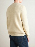 Sunspel - Ribbed Wool Sweater - Neutrals