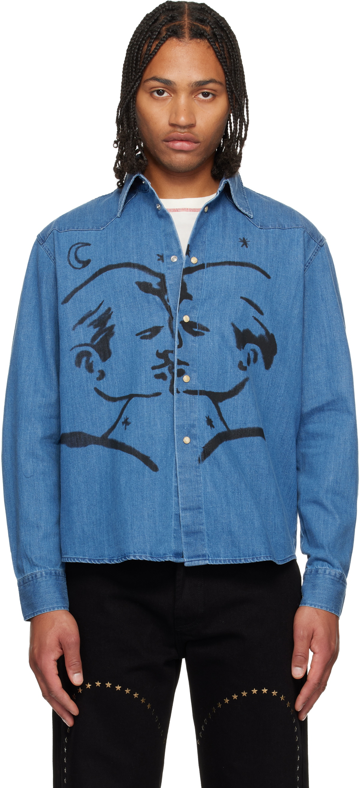 Carne Bollente Blue My Denim Darling Shirt