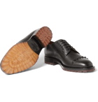 Valentino - Studded Leather Derby Shoes - Men - Black