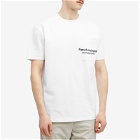 New Amsterdam Surf Association Men's Throw Pocket T-Shirt in White/Black