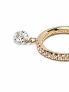 Persée 18K Yellow Gold Diamond Hoop Earring