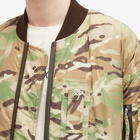 1017 ALYX 9SM Men's Oversized Camo Nylon Bomber Jacket in Camouflage