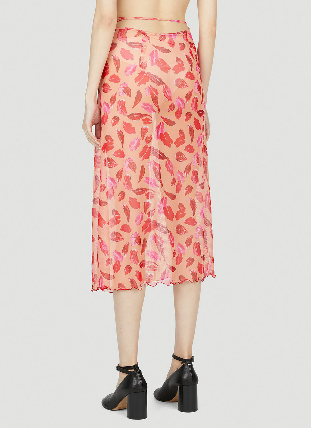 Marco Rambaldi Lips Wrap Beach Skirt