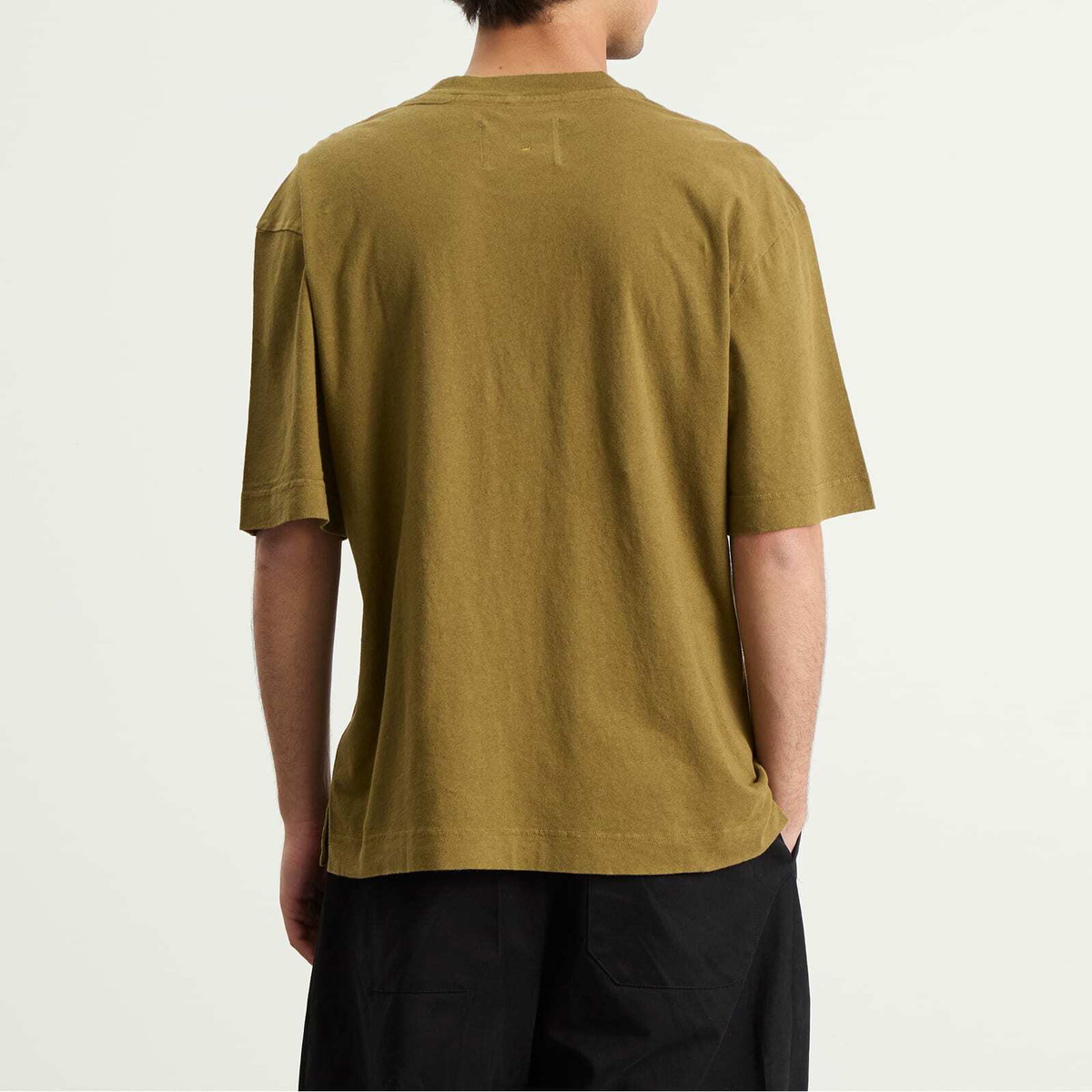 MHL by Margaret Howell Men's Simple T-Shirt in Moss